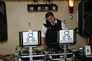 DJrocking the house